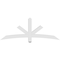 Ekena Millwork Alberta Architectural Grade PVC Gable Bracket, 72"W x 27"H x 4"D x 4"F, 9/12 Pitch GBP072X27X0404ALB00 - alternate 5